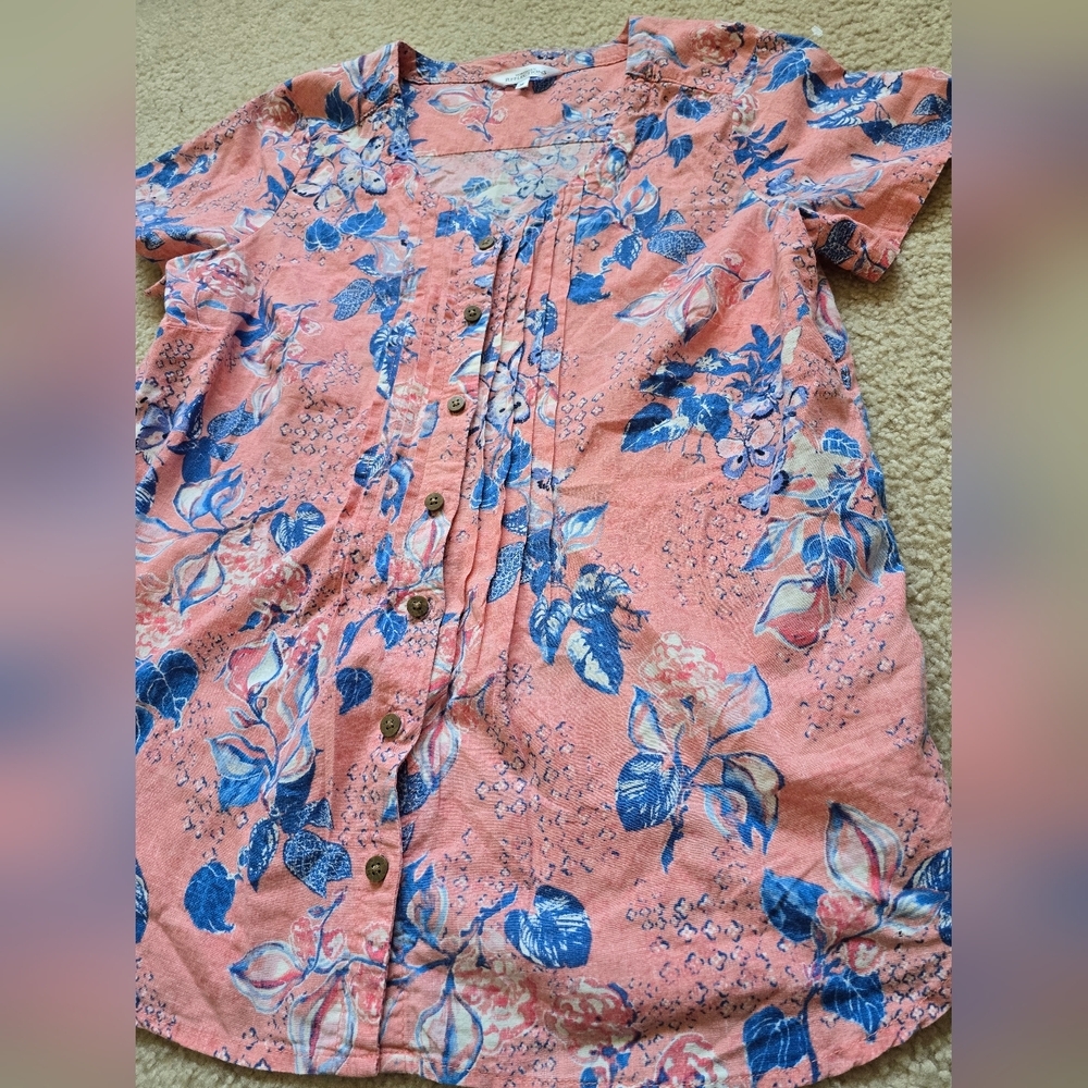 🌈 NR Linen Viscose Button Down